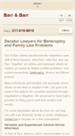 Mobile Screenshot of barrandbarrlaw.com